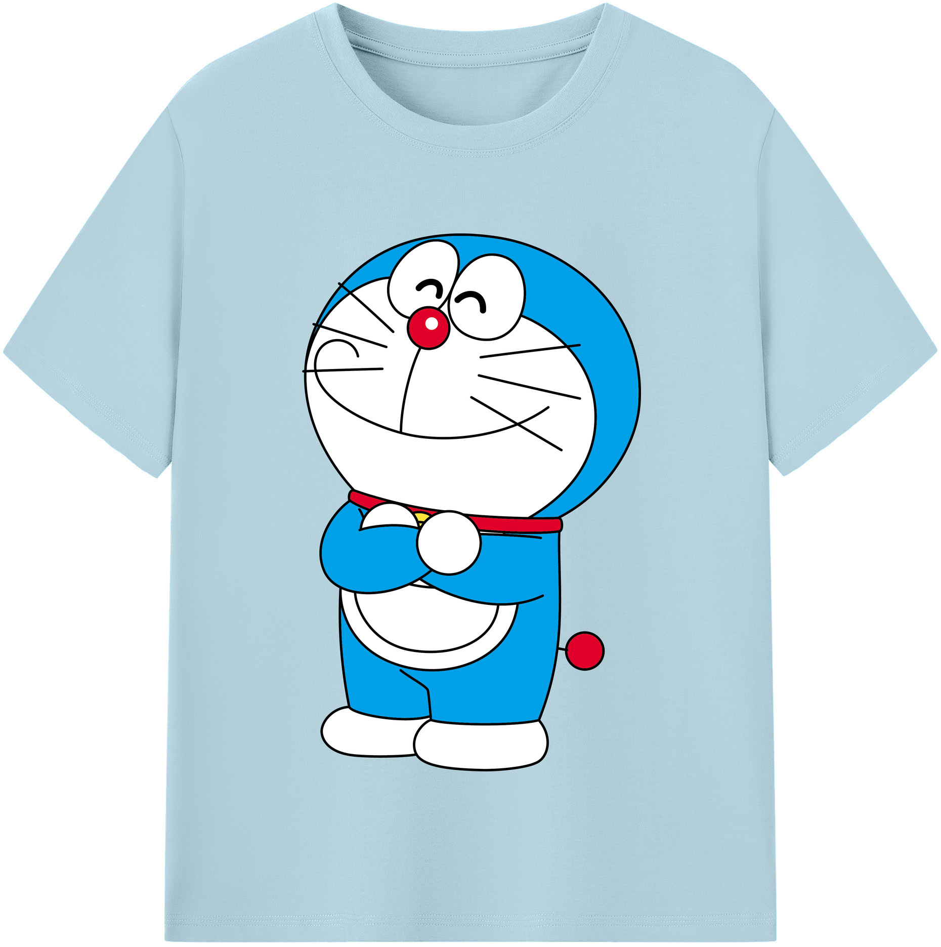 （画像用） ドラえもん Doraemon 綿100％半袖Tシャツ（フロントプリント）
